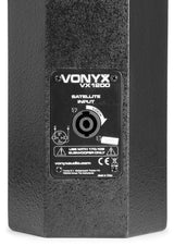 VONYX VX1200 750W Kolom Geluidssysteem met 12 inch Subwoofer en 4x 4,5 inch Drivers