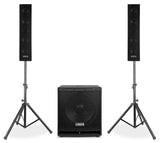 VONYX VX880BT 1000W 2.1 Actieve Speakerset met 15 inch Subwoofer, Bluetooth en Kolomspeakers