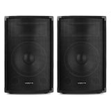 VONYX VX210 Full PA Geluidssysteem 800W met 10 inch Speakers, Mixer en Bluetooth