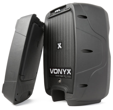 VONYX PSS302 Draagbare 300W Geluidsset met 10 inch Speakers, Bluetooth en 8-Kanaals Mixer