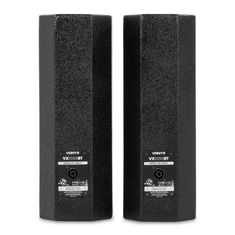 VONYX VX1020BT 1050W 2.2 Actieve Speakerset met Dubbele 10 inch Subwoofers en Bluetooth