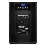 VONYX VX1080BT 1250W 2.2 Actieve Speakerset met Dubbele 15 inch Subwoofers en Bluetooth 5.3