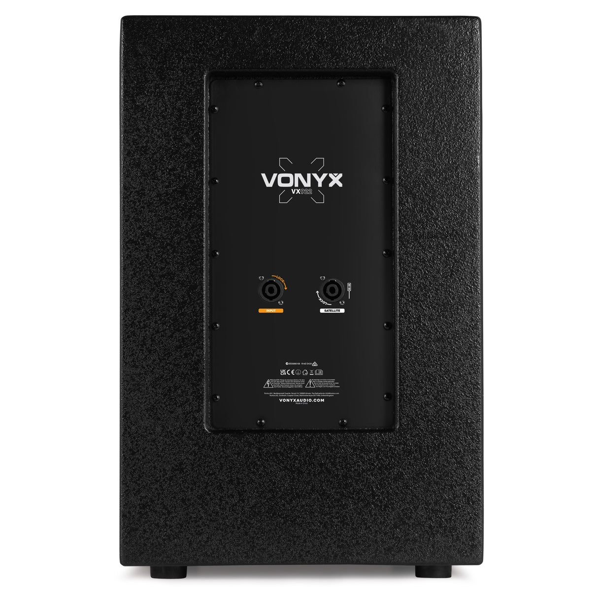 VONYX VX922 Compact 2.2 Line Array Set 1600W met Dubbele 12 inch Subwoofers, DSP en Bluetooth 5.0