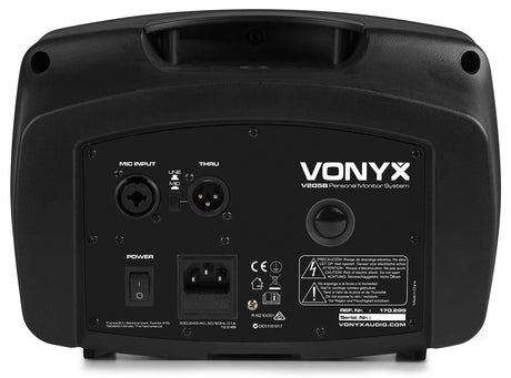 VONYX V205B Actieve Personal Monitor Speaker 80W met Bluetooth en USB MP3 Speler