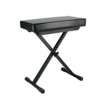 NUX NPK-10 digitale stage piano zwart met NPS1 standaard, 88 toetsen en kruk