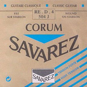 Savarez 504-J D-4 snaar, silverplated wound Corum, from 500-CRJ and 500-ARJ set, hard tension