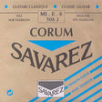 Savarez 506-J E-6 snaar, silverplated wound Corum, from 500-CRJ and 500-ARJ set, hard tension