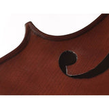 Leonardo LC-2034 cello set 3/4, geheel massief, nitro, ebben toebehoren, inclusief tas en strijkstok
