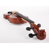 Leonardo LV-1514 viool set 1/4, massief, hardhout fittings, incl. fijnstemmer staartstuk, strijkstok en koffer