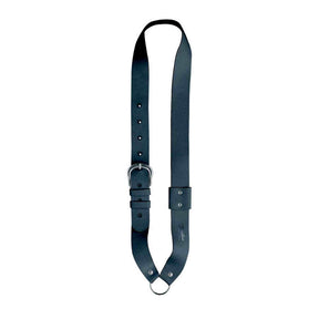 Boston JB-10-B Bandelier voor kleine trom (kindermodel), leder, zwart 140 cm x 4 cm