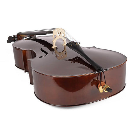 Leonardo LC-2010 cello set 1/10, geheel massief, nitro, ebben toebehoren, inclusief tas en strijkstok