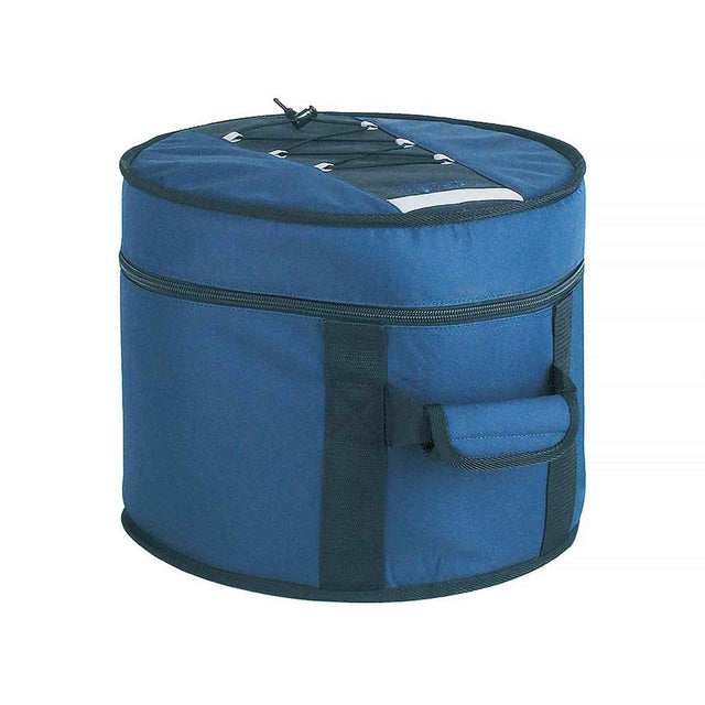 Boston DBL-08-T Deluxe gigbag voor tom 8", zwart-blauw, 15 mm gevoerd hardfoam