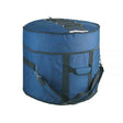Boston DBL-18-F Deluxe gigbag voor floortom 18", zwart-blauw, 15 mm gevoerd hardfoam