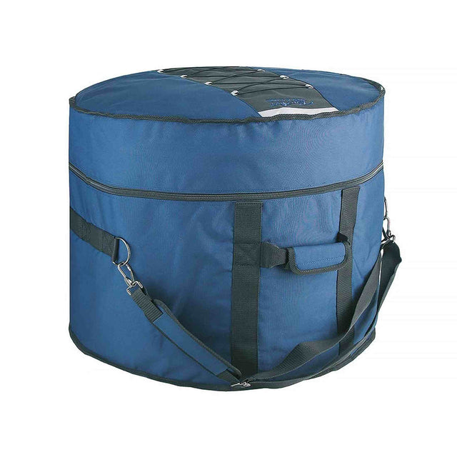 Boston DBL-20-B Deluxe bassdrum gigbag 20", zwart-blauw, 15 mm gevoerd hardfoam