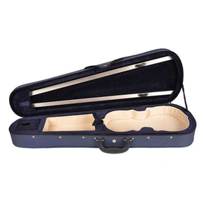 Leonardo VC-1334-BU Elementary Series vioolkoffer gevormd 3/4 blauw