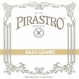 Pirastro P257620 bass tenor -gamba string D-6 29 , gut core, silver-plated
