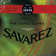 Savarez 540-CR snaren set classic, New Cristal trebles, silverwound HT classic basses, normal tension