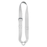 Boston SB-10-V Bandelier voor kleine trom, gevoerd leder, wit