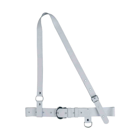 Boston JK10W Koppel, junior model, leder, wit