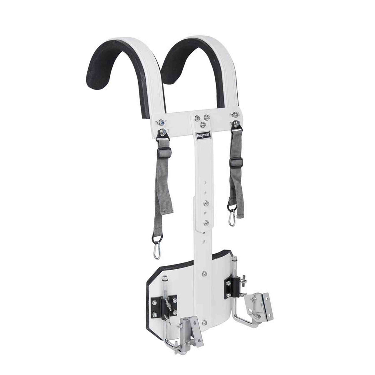 Hayman MDR-HR-20 Harnas voor marching troms, aluminium, voor overslagtrom, met lugs en riemen