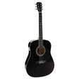 Nashville GSD-60-BK Dreadnought Akoestische Gitaar Zwart