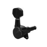 Boston 194-BL Locking stemmechanieken voor gitaar, die cast 6L, zwart, low gearing 19:1