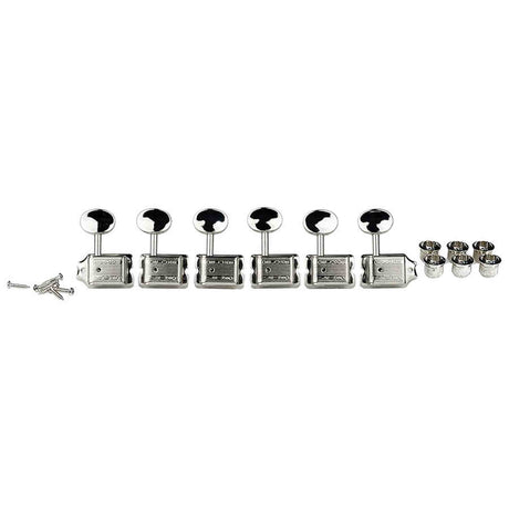 Wilkinson 162-CL Stemmechanieken voor gitaar, vintage F-style, 6x links, chroom, split as