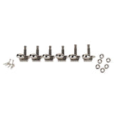 Wilkinson 162-NL-4M2L Stemmechanieken voor gitaar, met EZ LOK and staggered post height, 6x links, nikkel