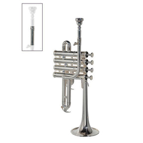 Stewart Ellis SE-1700-S Pro Series sopraan trompet verzilverd incl. softcase