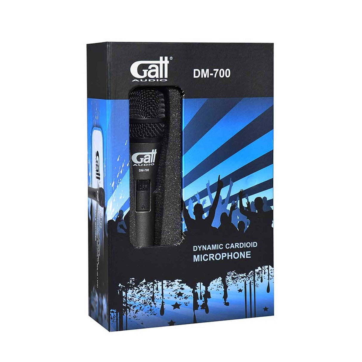 Gatt Audio DM-700 Dynamische Microfoon Cardioïde met XLR-kabel