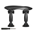 Wittner 257131 viola chinrest center and tilt adjustable, center mount for small, fits all sizes, with screwdrive