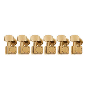 Fender 0990820200 Stemmechanieken, American Standard, 2 guide pins, set of 6, goud