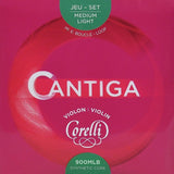 Corelli CO-900-MLB violin string set 4/4, light, consists of CO-901-MLB, CO-902-ML, CO-903-ML, CO-904-ML