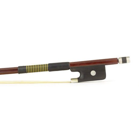 ELS BA-10/44 strijkstok altviool, 4/4, brazielhout, achthoekige stok, ebben slof, enkel oog, balein imitatie