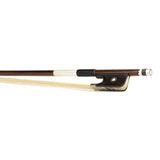 ELS BA-25/34 strijkstok altviool,3/4, brazielhout, achthoekige stok, ebben slof, parijs oog, nikkelen montuur