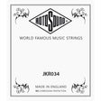 Rotosound JKR034 .034 snaar for acoustic guitar, phosphor bronze wound