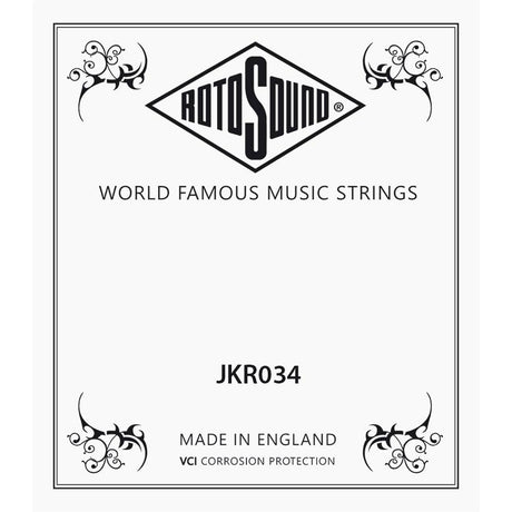 Rotosound JKR034 .034 snaar for acoustic guitar, phosphor bronze wound