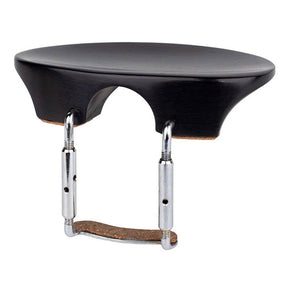 ELS CR-FL-12 violin chinrest 'Flesh'-model, 1/2, ebony