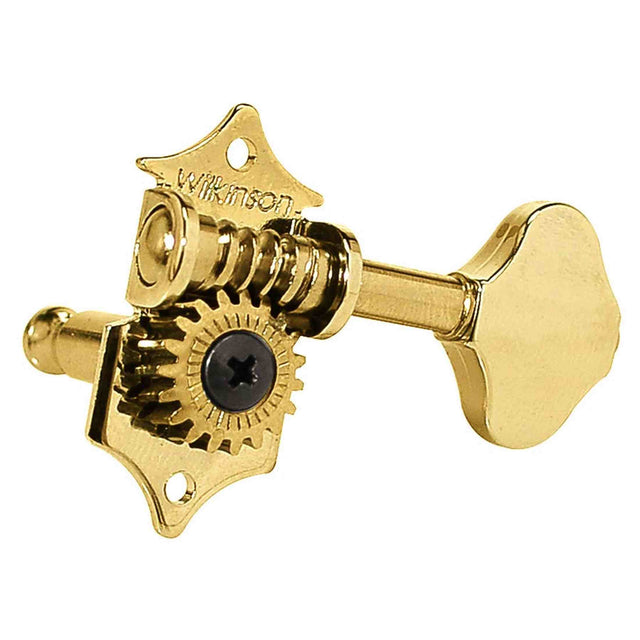 Wilkinson WJ-28N/GD Stemmechanieken voor gitaar, open geared, 3x links + 3x rechts, goud, ratio 1:19