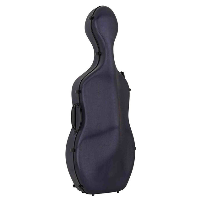 Leonardo CC-644-BU Student Series cellokoffer 4/4 PVC sandwich 4,5 kg geborsteld blauw