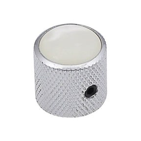 Boston KCH-236 chrome dome knob met parelmoer inleg 18x18mm