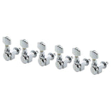 Schaller 5602200150 Stemmechanieken 6L met small metal pegs, staggered locking shaft, chroom