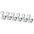 Schaller 0402200136 Stemmechanieken 6L met small metal pegs, solid shaft, chroom