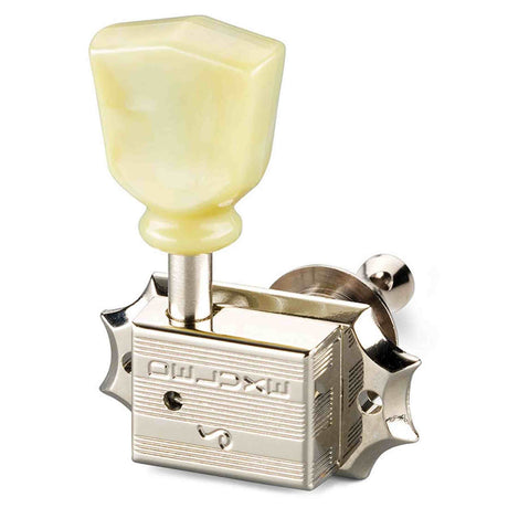 Schaller 101401231636 Stemmechanieken 3L3R Deluxe KeyStone. 21.7x6mm solid shaft, nikkel