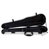Leonardo VC-70-WH Pro Series vioolkoffer 4/4 shaped carbon wit