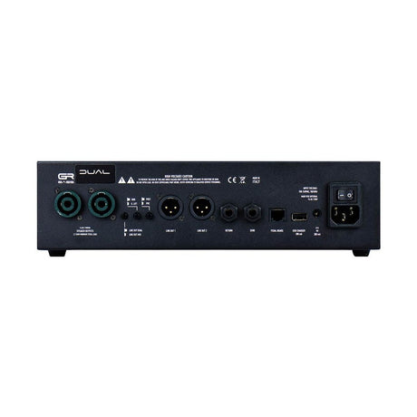 GR Bass DUAL800 Basversterker Top – 800W, 2 Kanalen, Overdrive & Dubbele DI