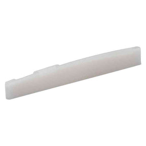 Boston BBS-9U Brugzadel van ongebleekt been voor folkgitaar 73,5x10x3 mm, 14" radius