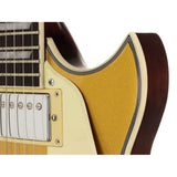 Sire Guitars L7/GT electrische gitaar, L-style, mahonie, goldtop