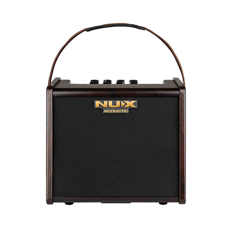 NUX AC-25 akoestische gitaarversterker 25W 2 kanalen Bluetooth met accu