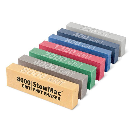 StewMac Fret Eraser – Losse Polijstblok voor Frets Keuze uit 7 Korrelgroottes